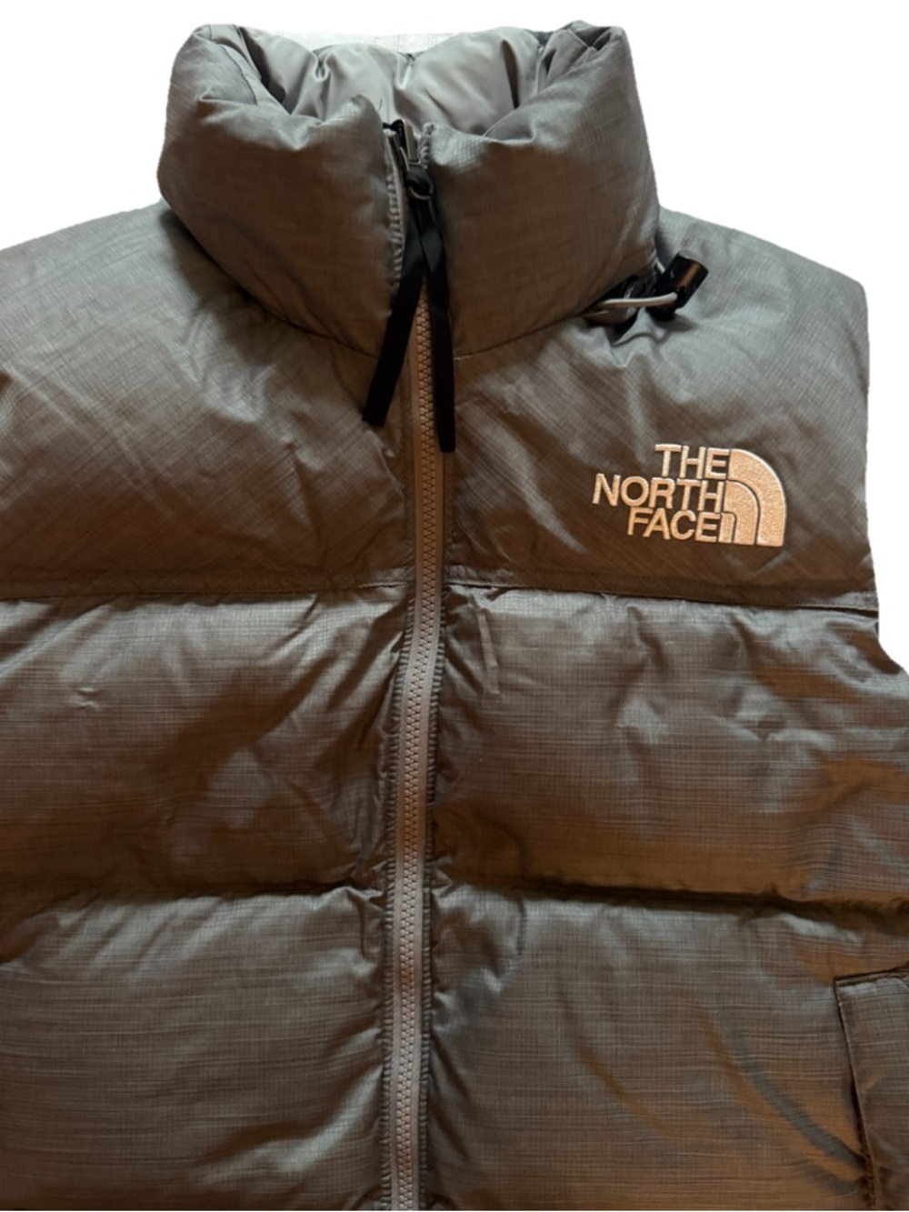 Vintage North Face Nuptse 700 Fill Goose Down Puffer Vest Women’s Small Gray - Picture 3 of 14